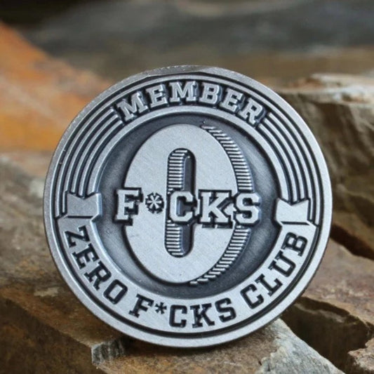 Zero F*cks Club - Pin