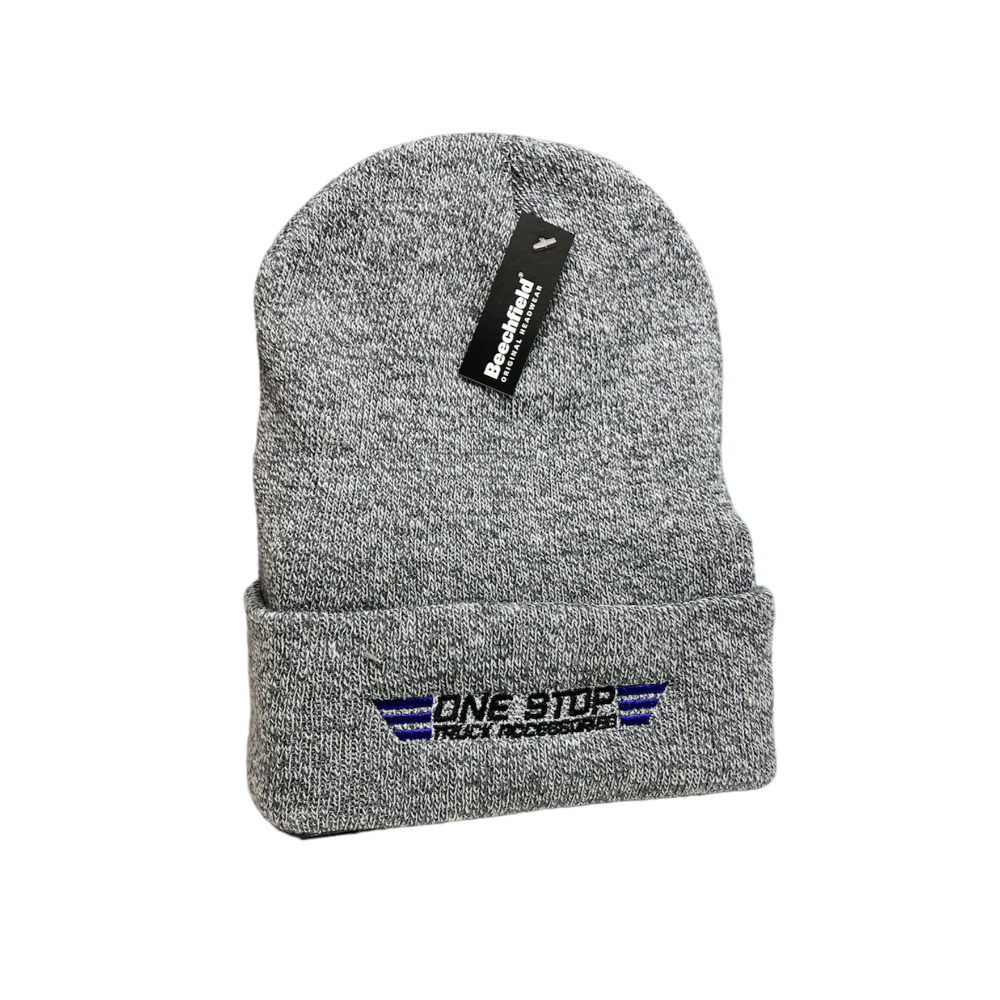 One Stop Truck Accessories One Stop Beanie - Heather Grey - One Stop Truck Accessories Ltd