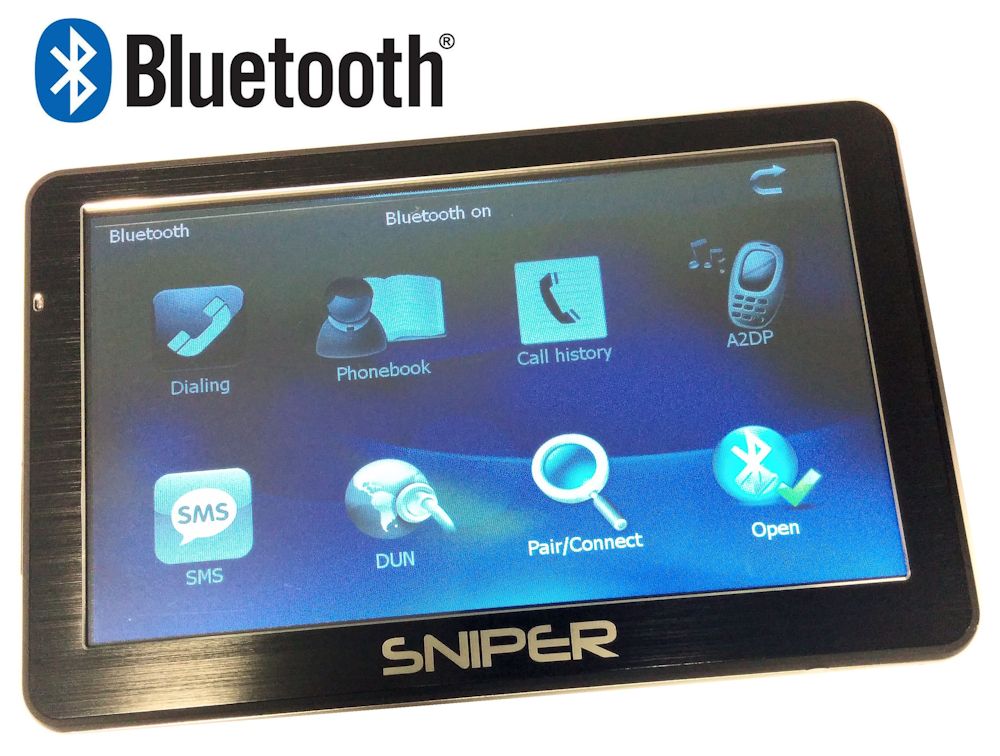 Sniper Sniper Truck Nav 7" Navigation System 12/24v - One Stop Truck Accessories Ltd