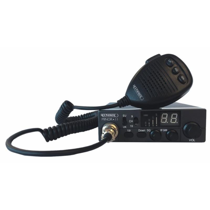 Moonraker Moonraker Minor 2 Plus Multi-Standard CB Radio 12/24V - One Stop Truck Accessories Ltd