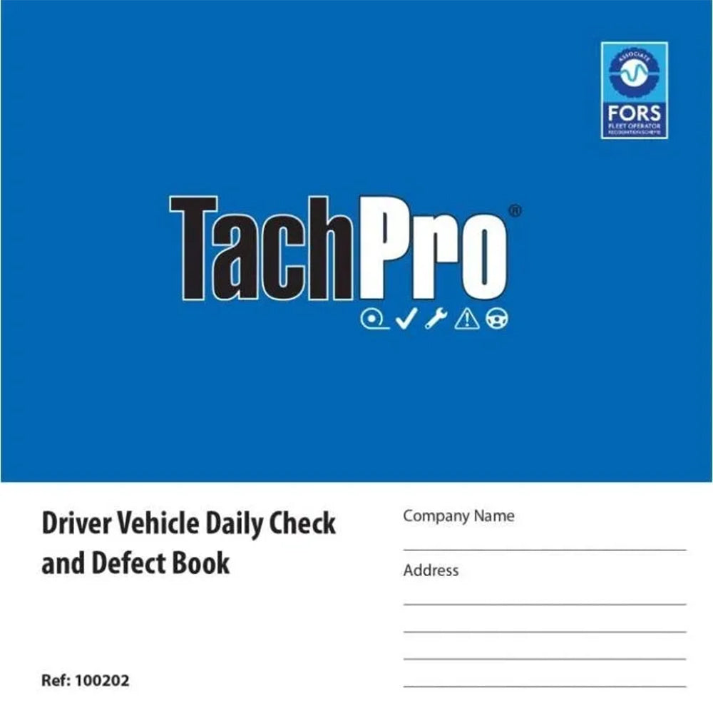 TachPro Tachodisc Tachpro Vehicle Defect Log Book - One Stop Truck Accessories Ltd