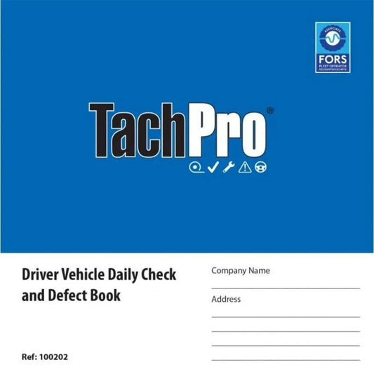 TachPro Tachodisc Tachpro Vehicle Defect Log Book - One Stop Truck Accessories Ltd
